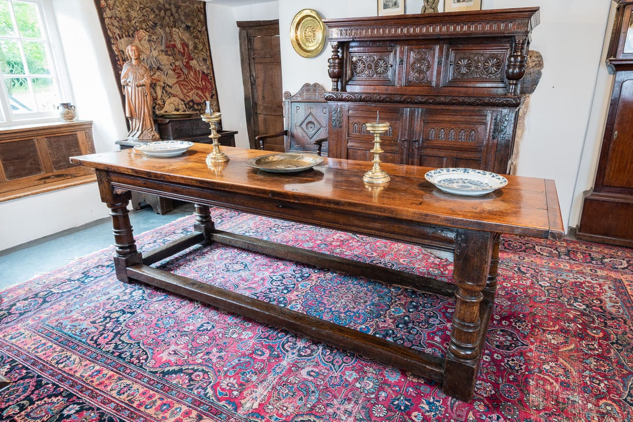 James I oak long table