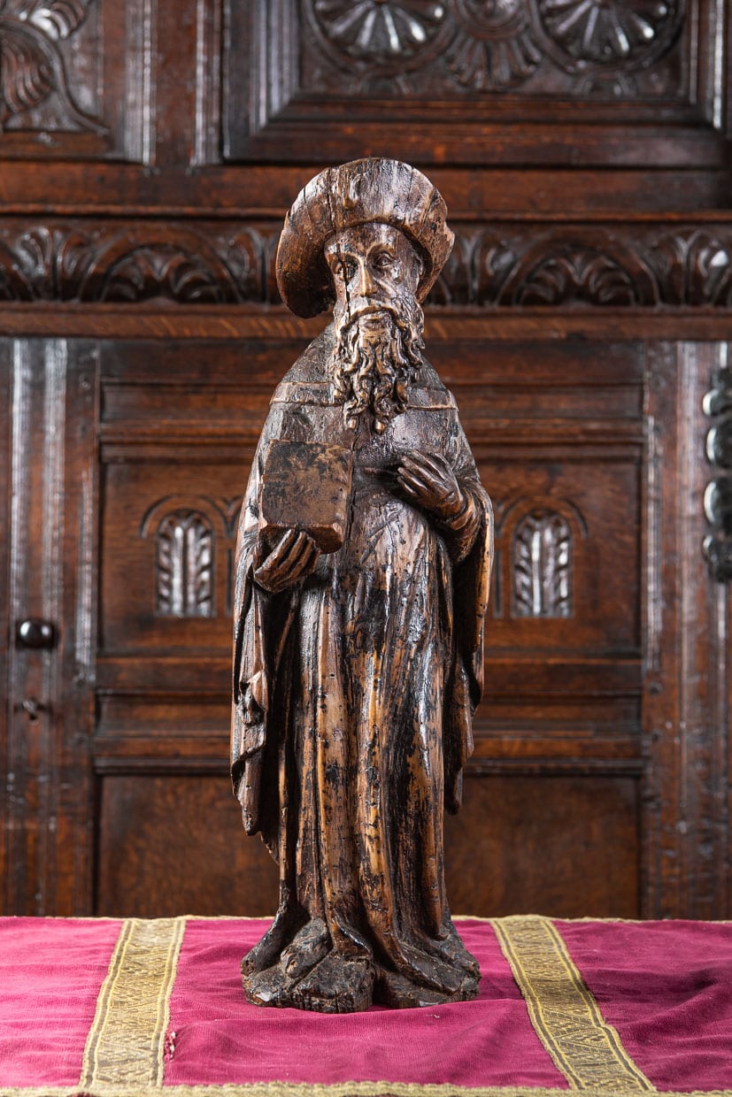 Gothic sculpture of St James
