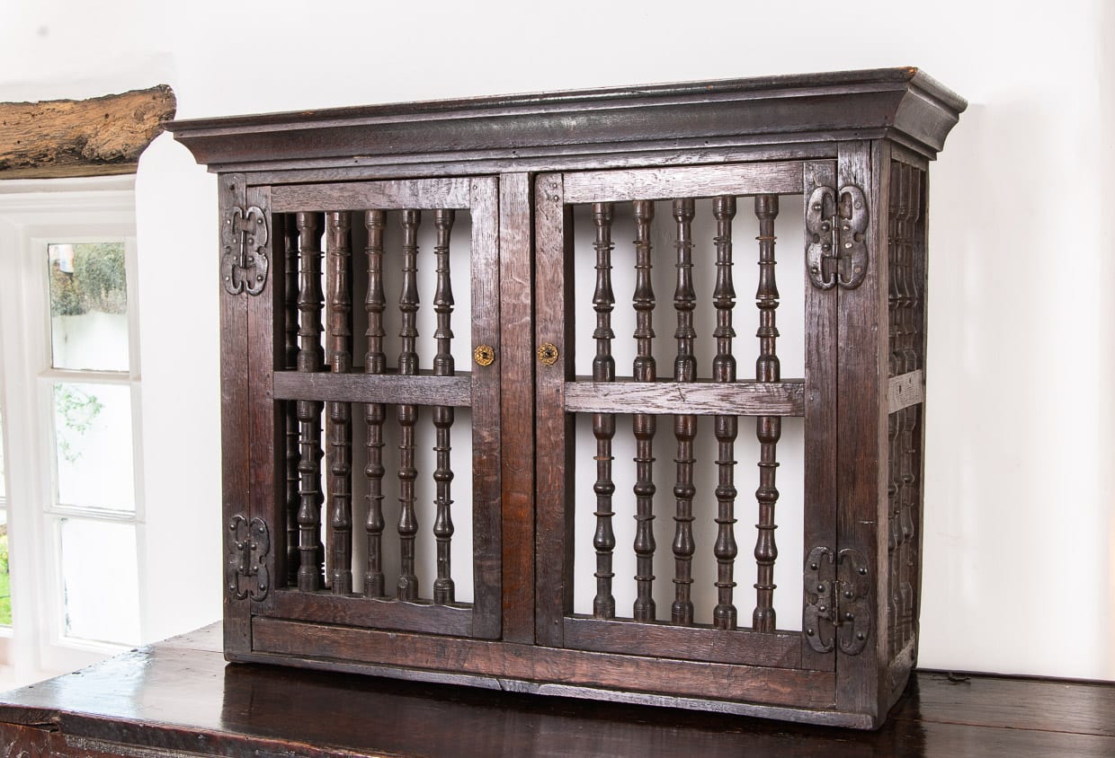 Charles I spindle mural cupboard