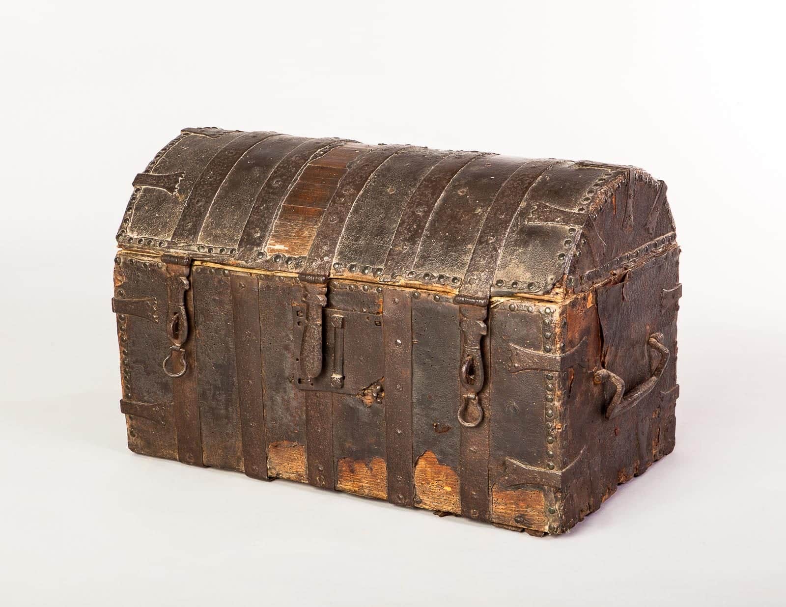 Late Medieval iron bound chest