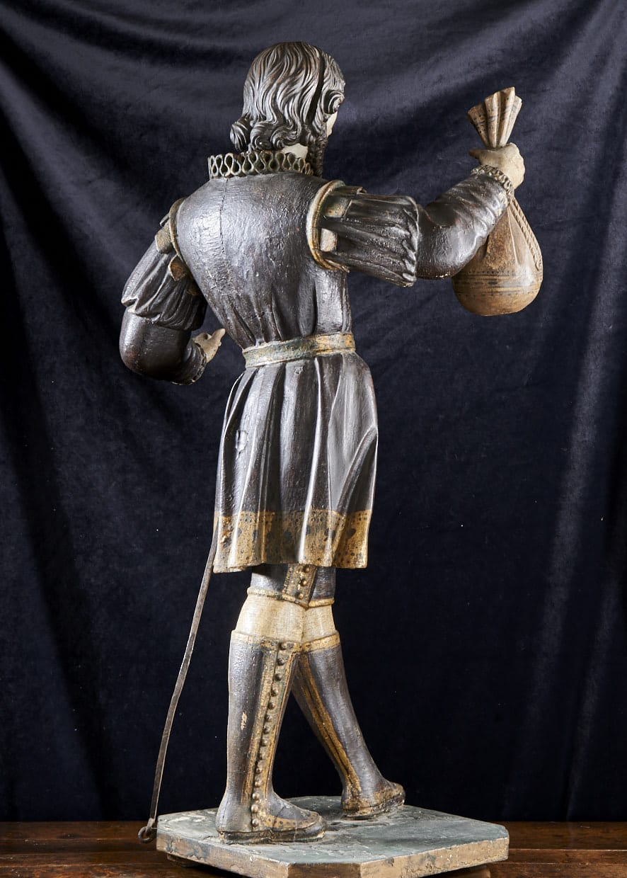 Renaissance sculpture of St. Omobono