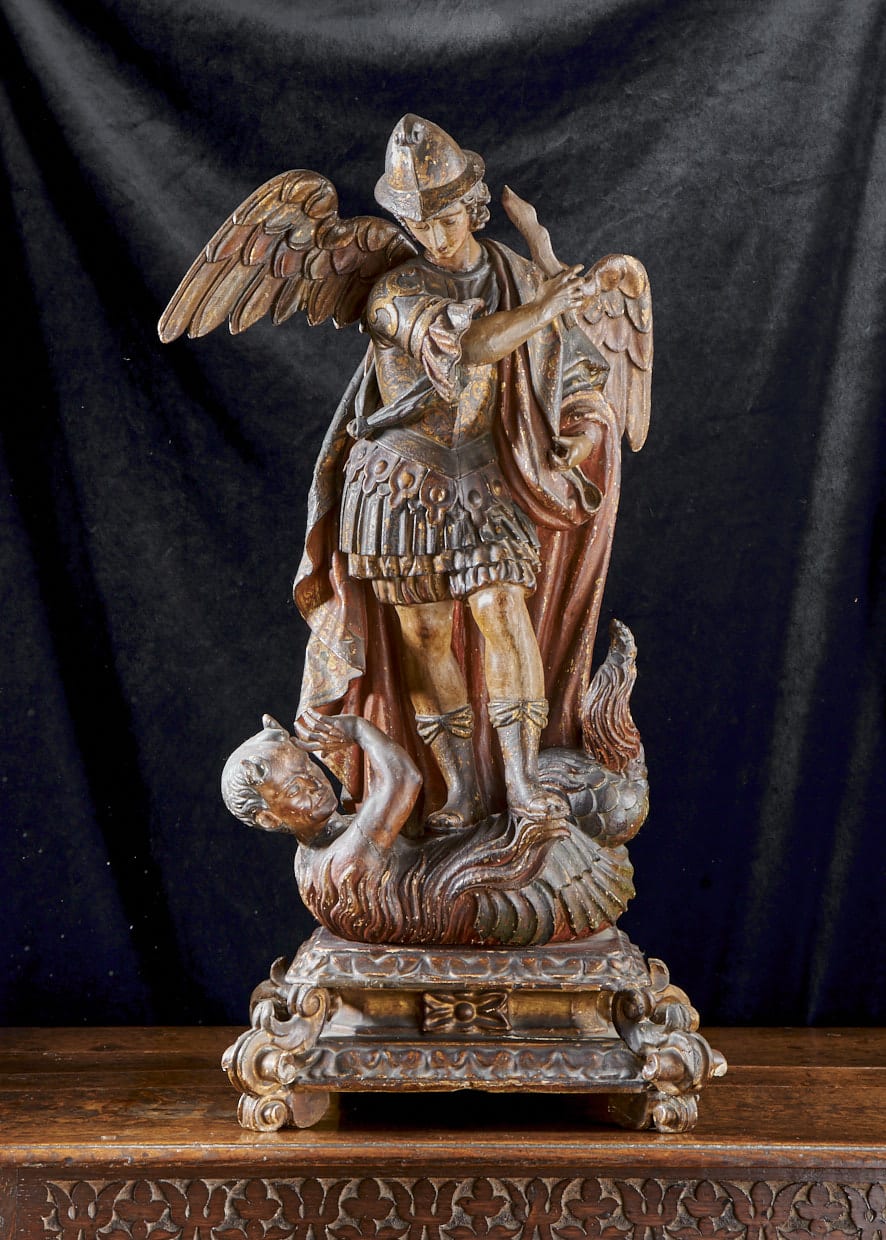 St Michael slaying the Devil