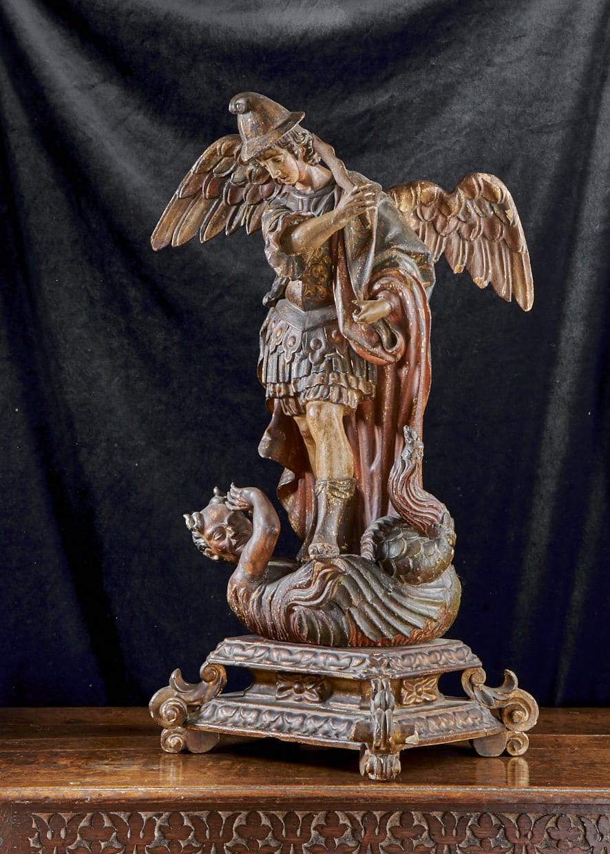 St Michael slaying the Devil