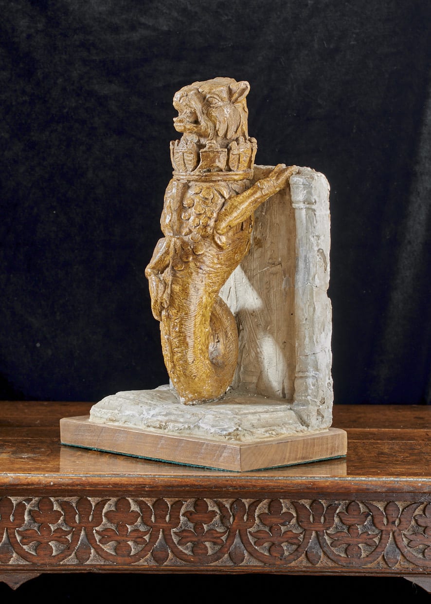 16th century Plaster sea beast