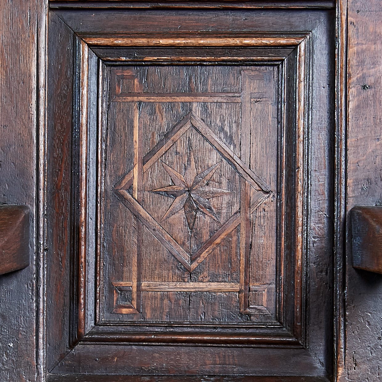 James VI Scottish low oak armchair