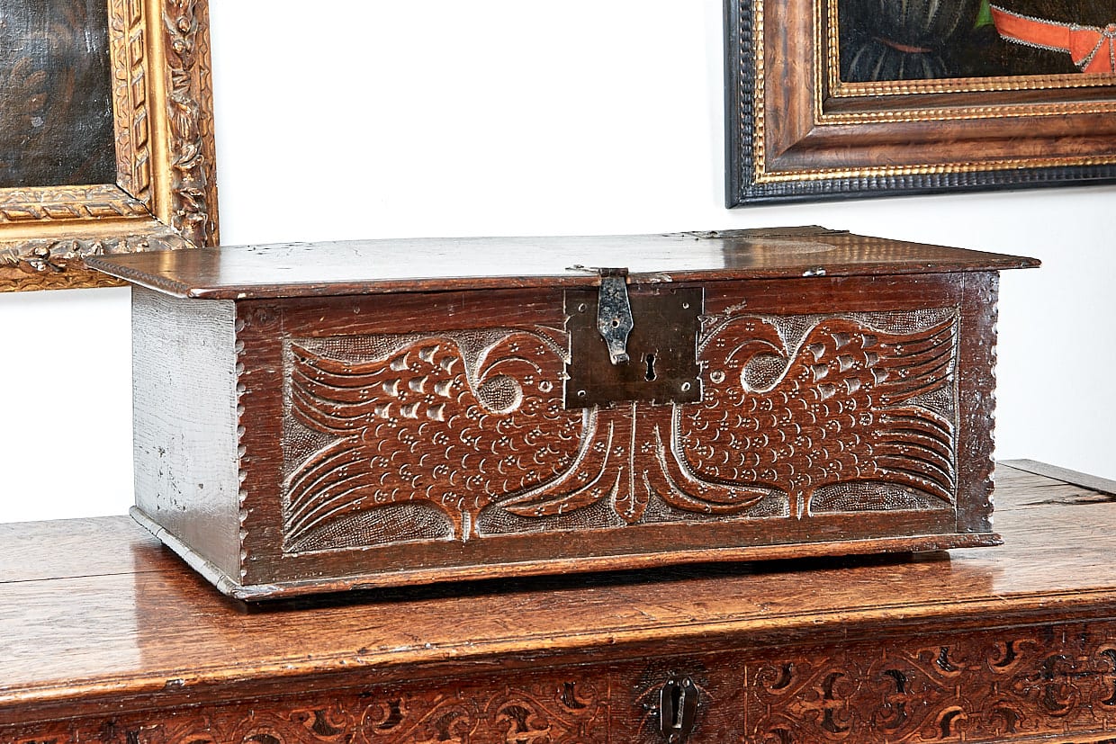 Charles II boarded box