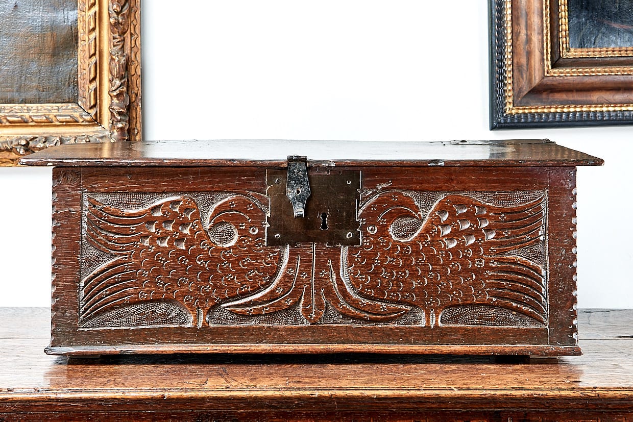 Charles II boarded box