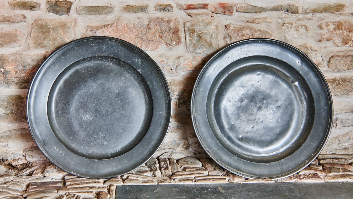 17th century Pewter chargers