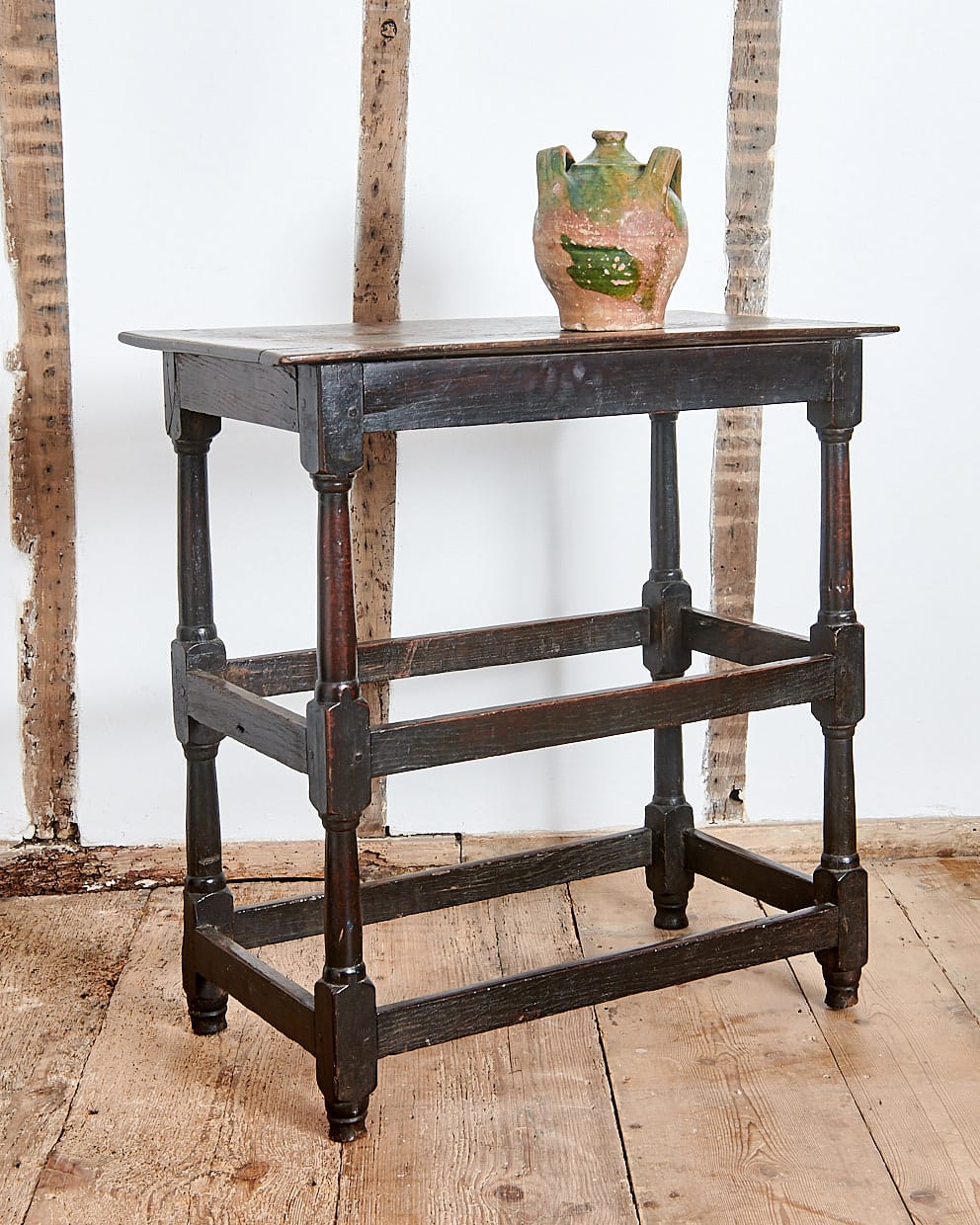 17th century two tier side table