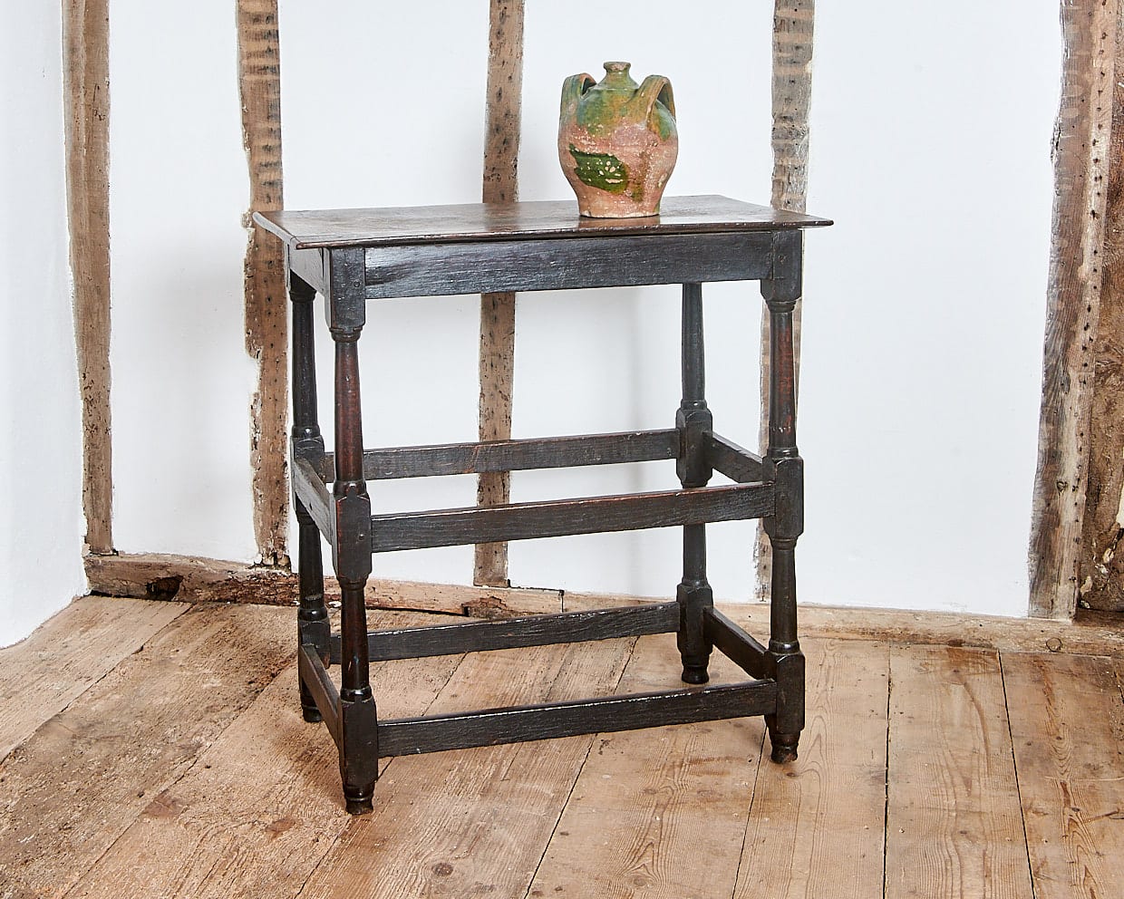 17th century two tier side table