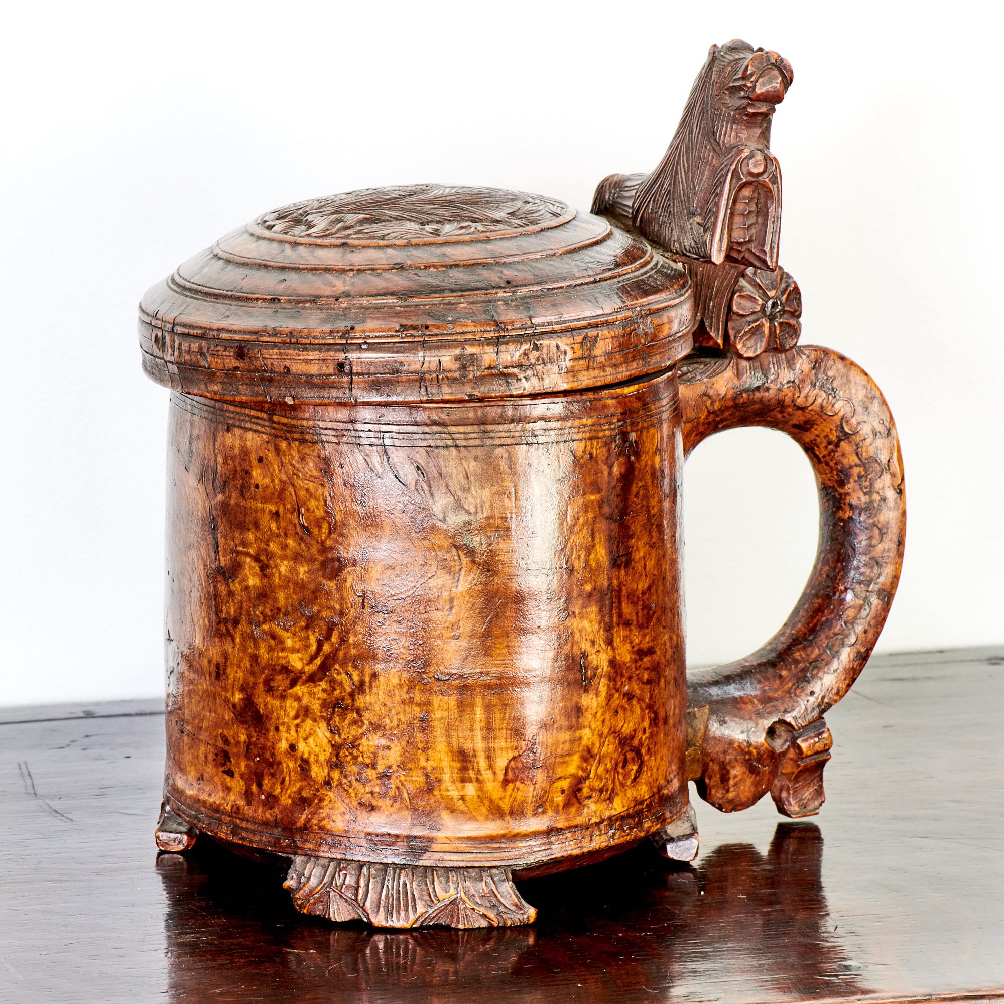 Norwegian ceremonial lion peg tankard