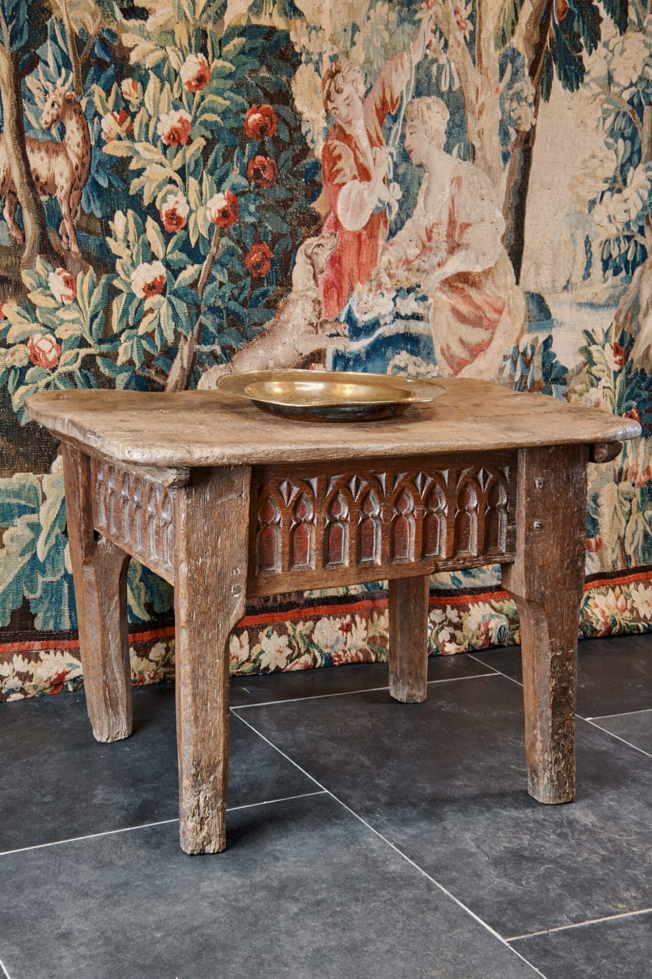 Henry VIII oak counter table