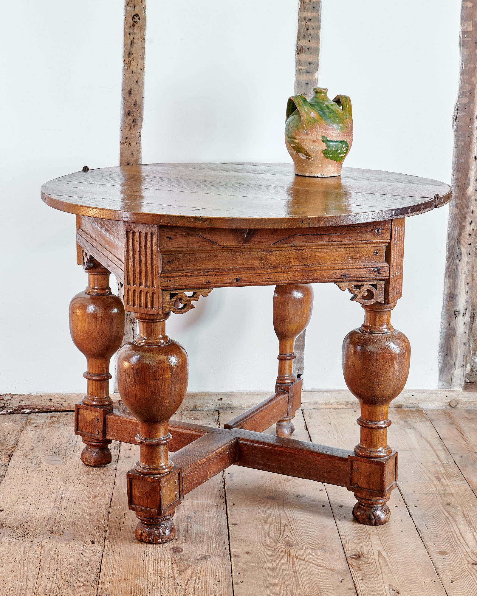 Early 17th century folding table