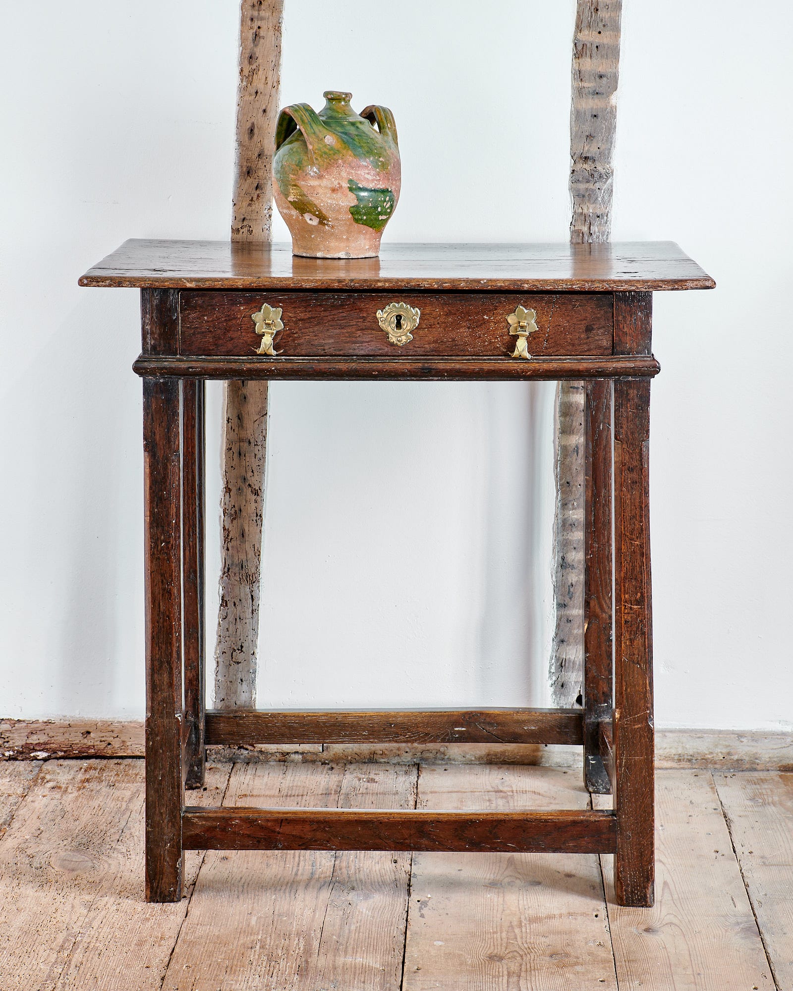 Charles II oak side table