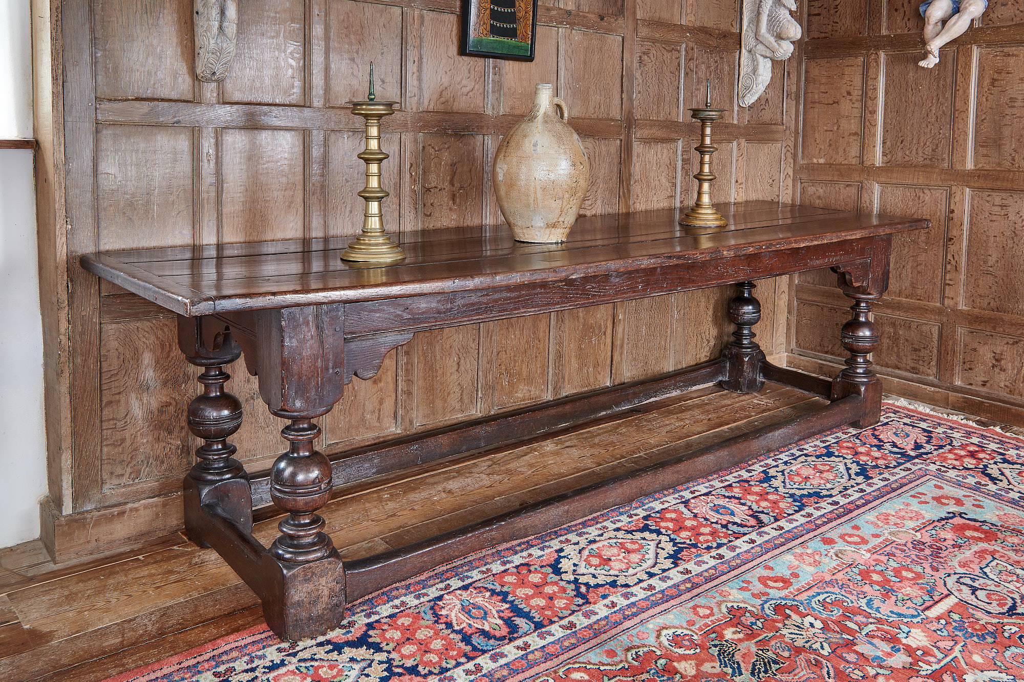 James I oak long table