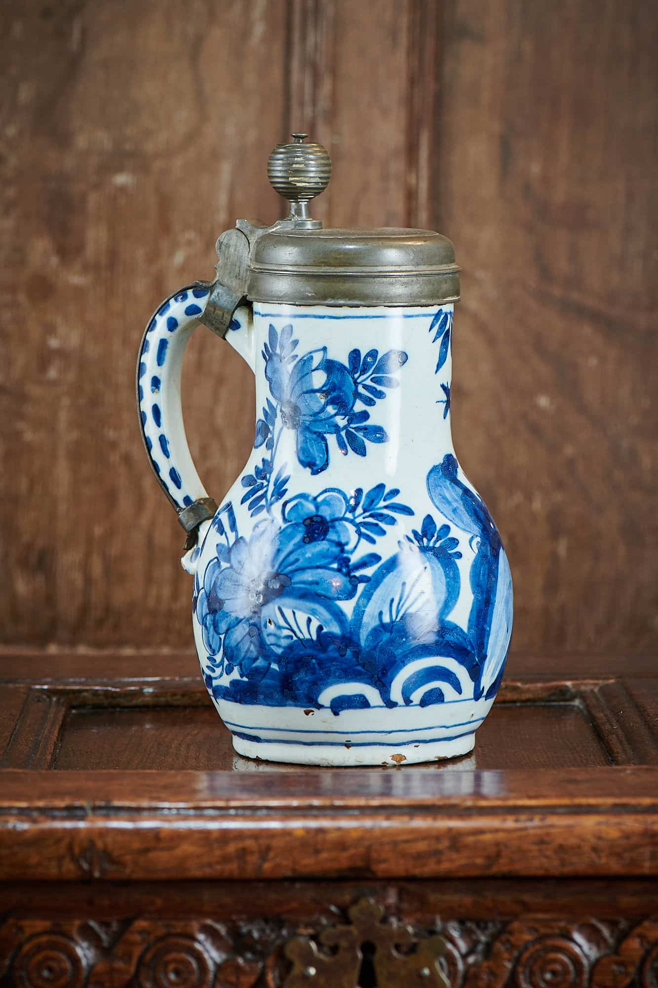 Early 18th century Delft tankard