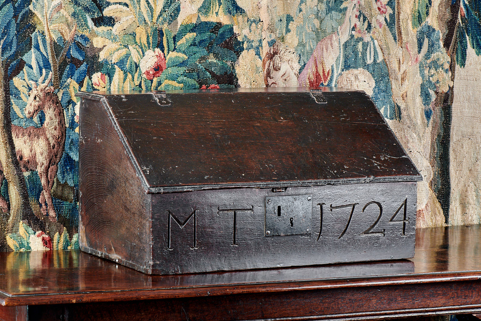 18th century Welsh desk box