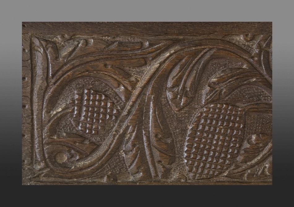 James I oak writing slope