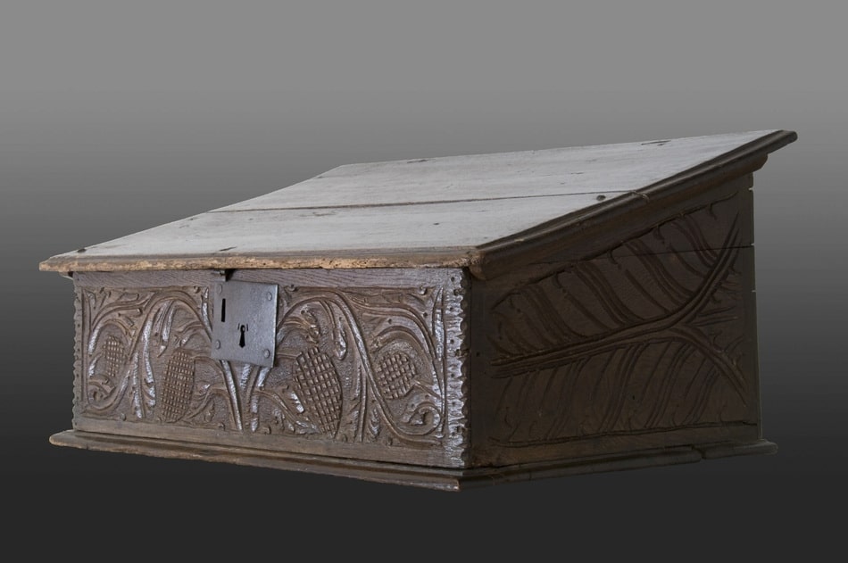James I oak writing slope
