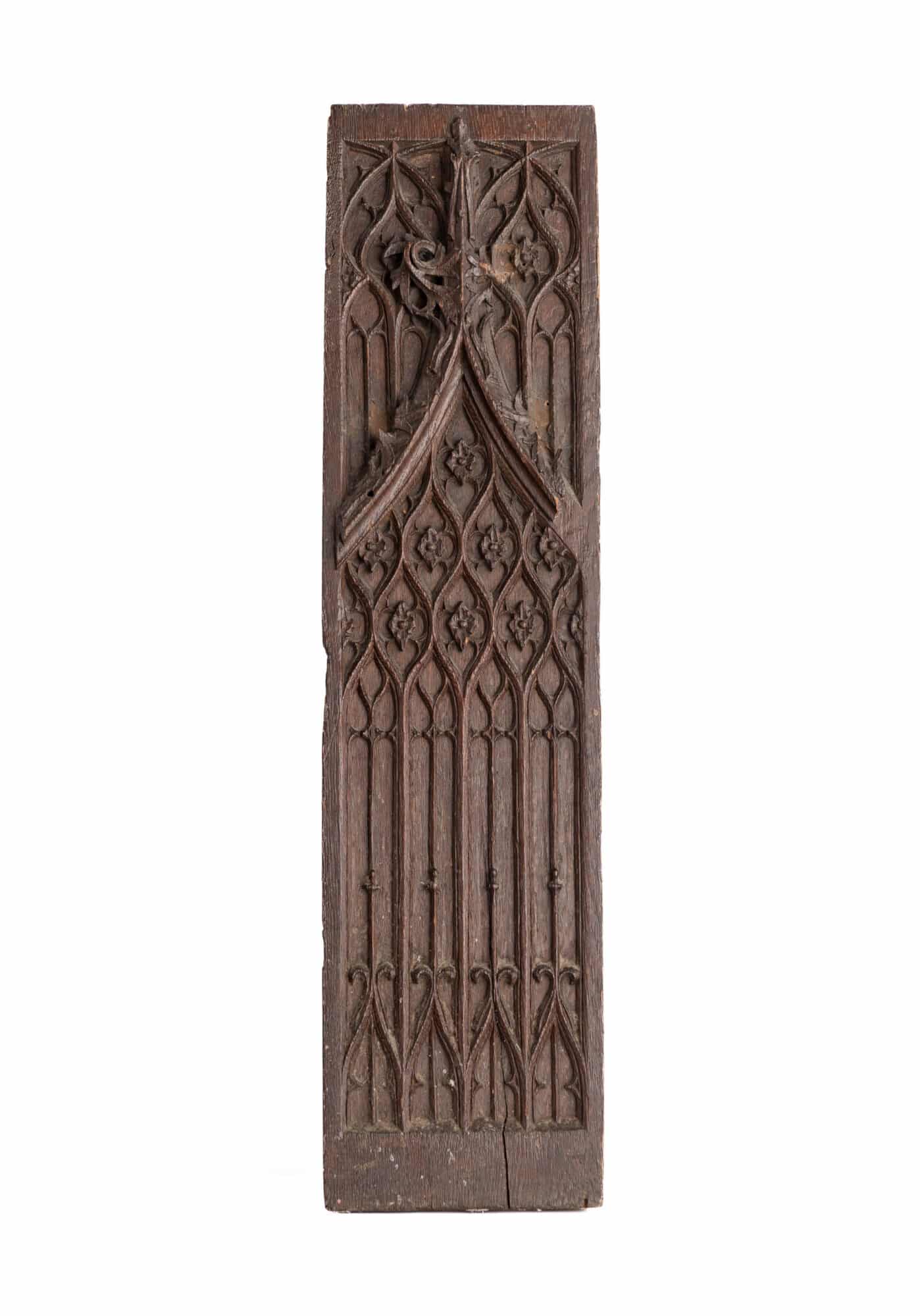 French Gothic Tracery Panel