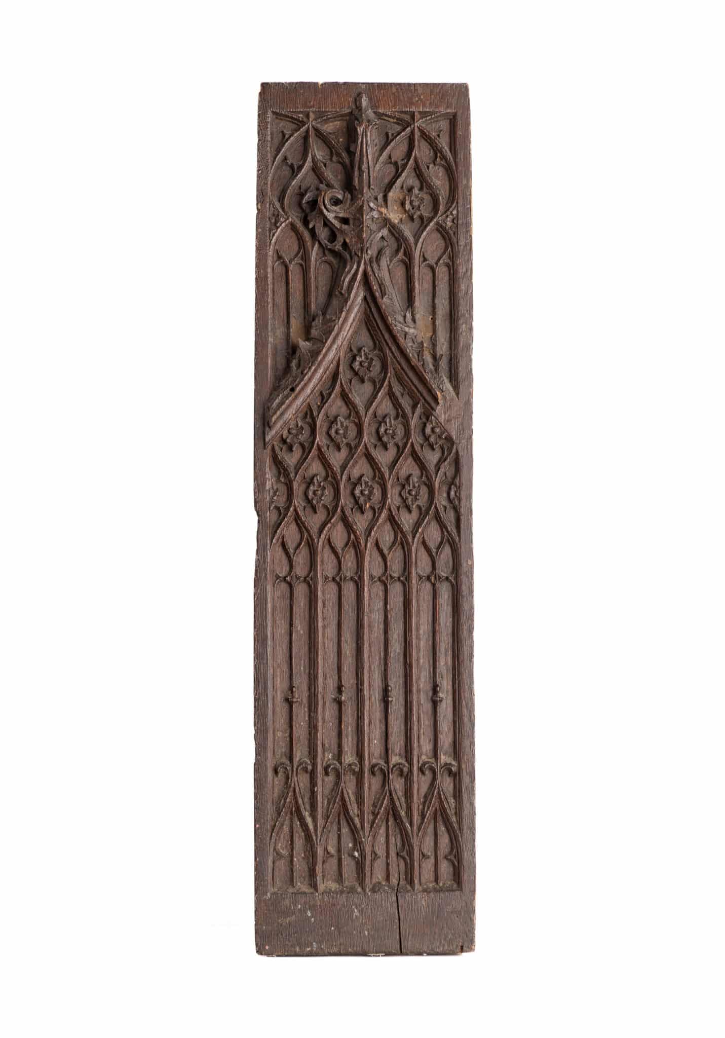 French Gothic Tracery Panel