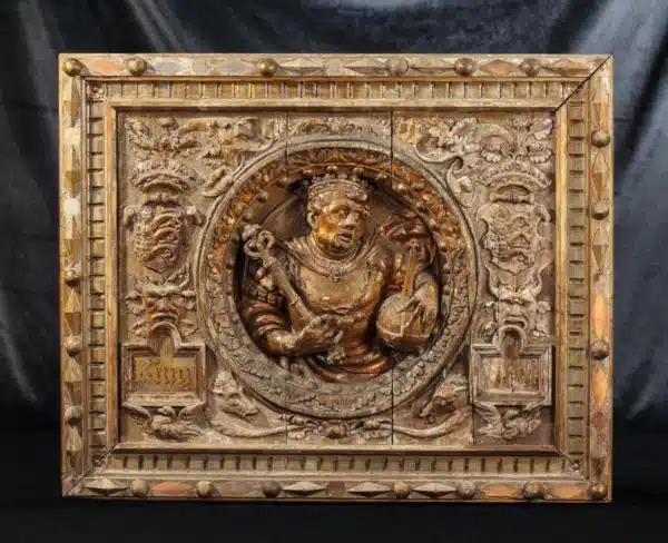 Henry VIII Parcel Gilt Panel