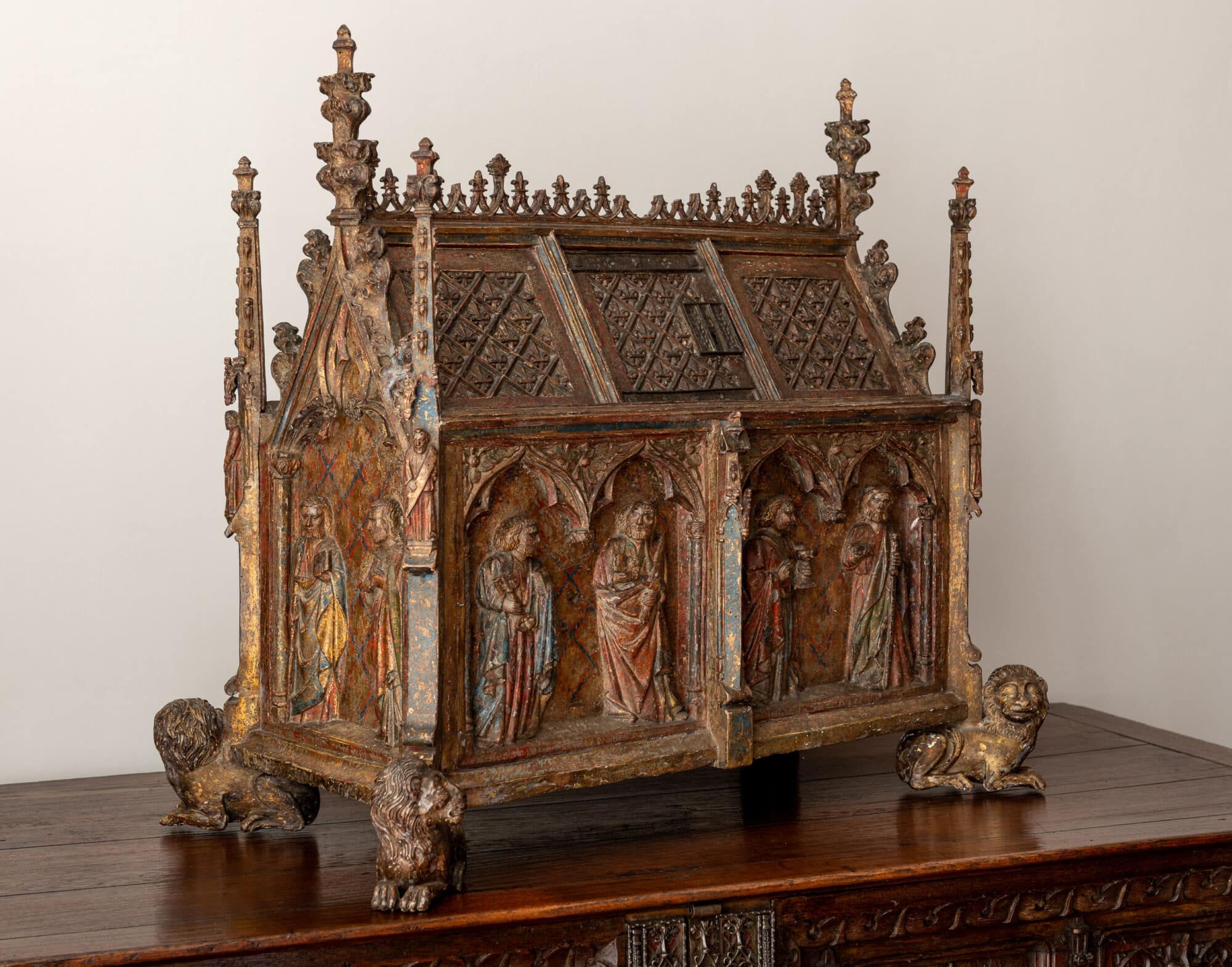 Monumental Gothic Reliquary Shrine (Grande Châsse Reliquaire)
