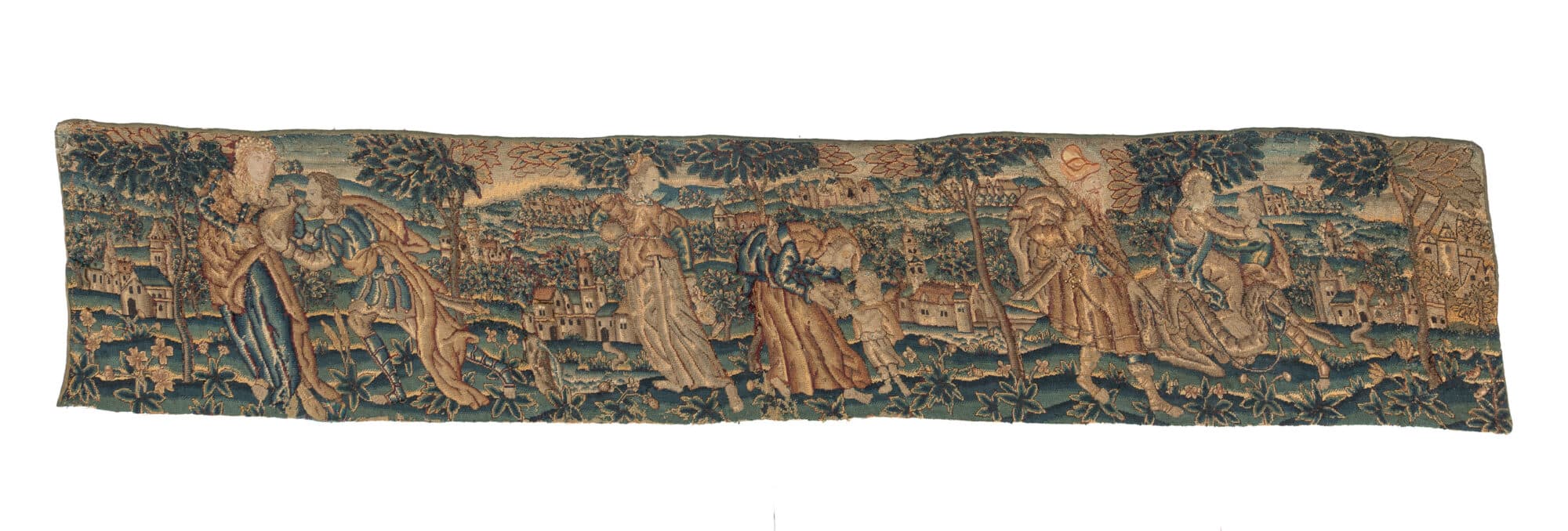 Elizabeth I Pictorial Embroidered Valance