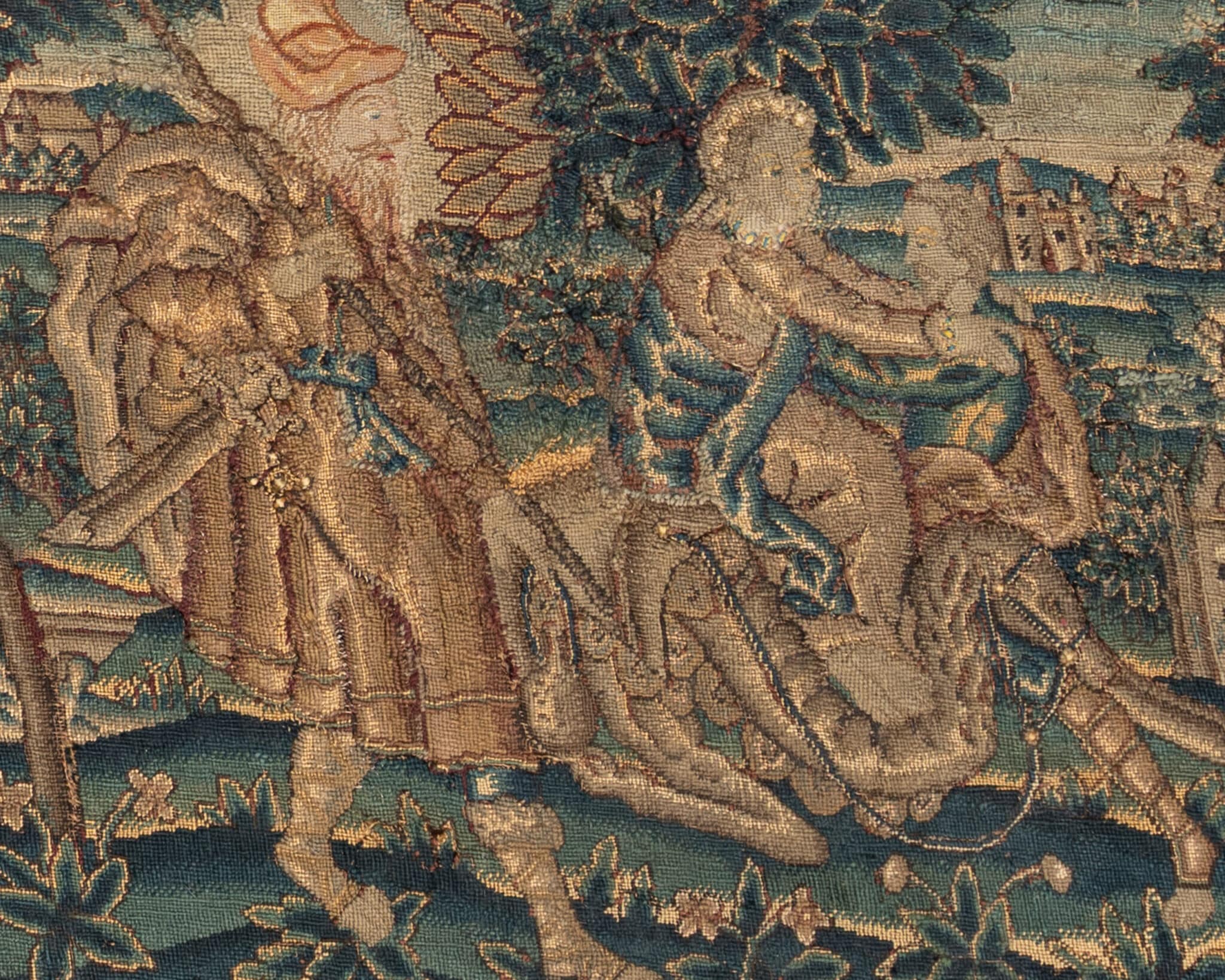 Elizabeth I Pictorial Embroidered Valance