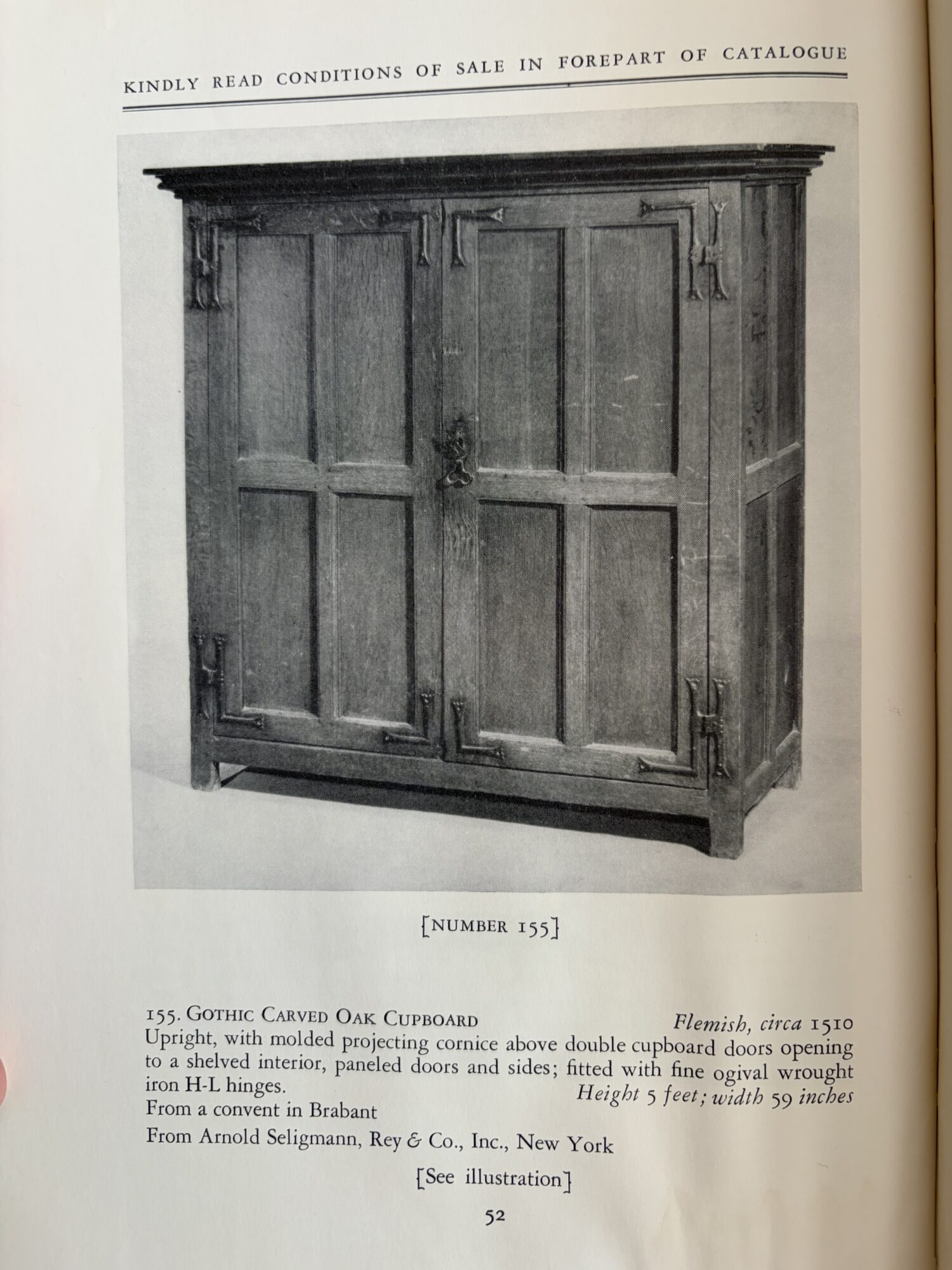 A Late Gothic Oak Press Cupboard