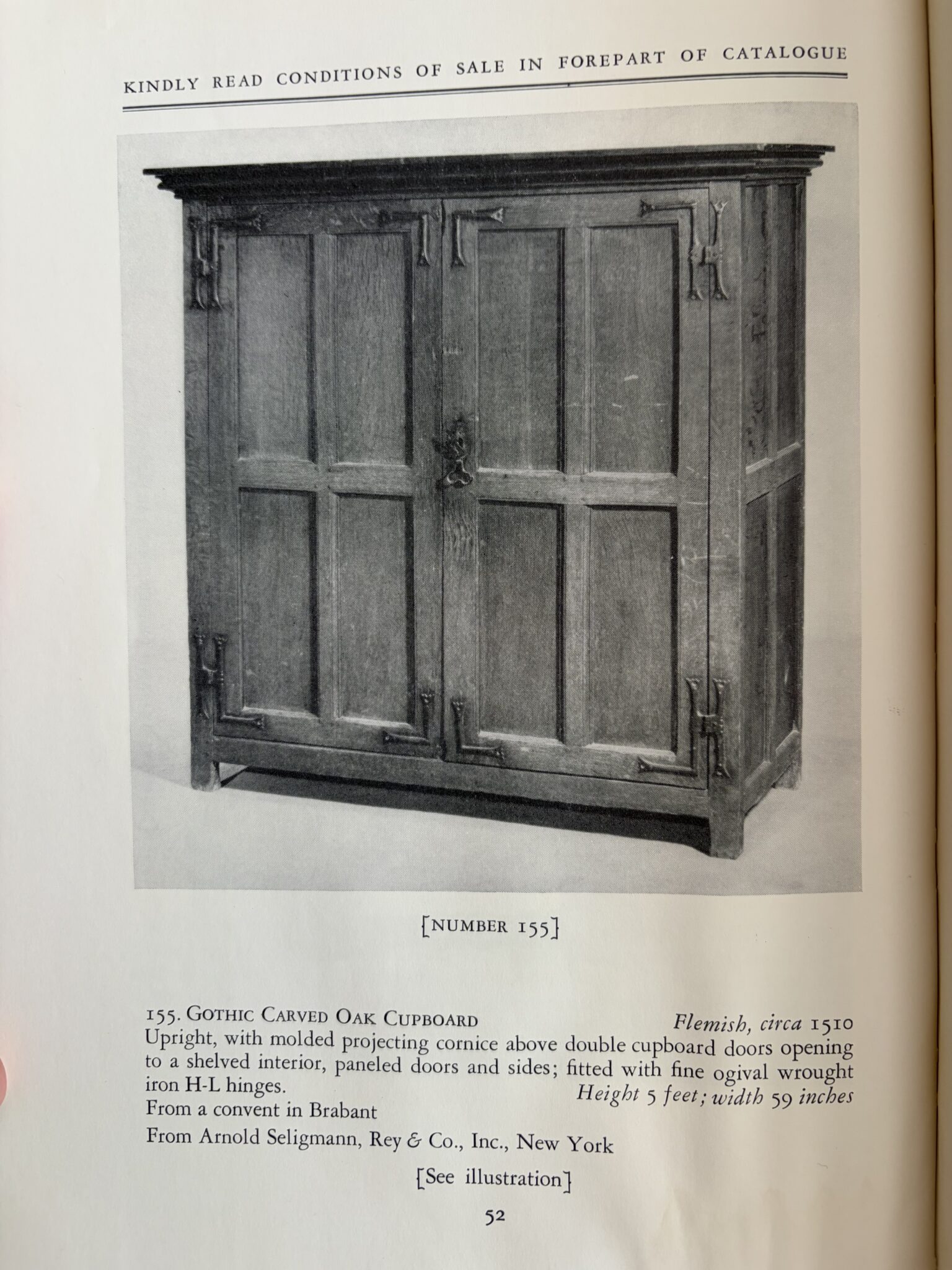 A Late Gothic Oak Press Cupboard