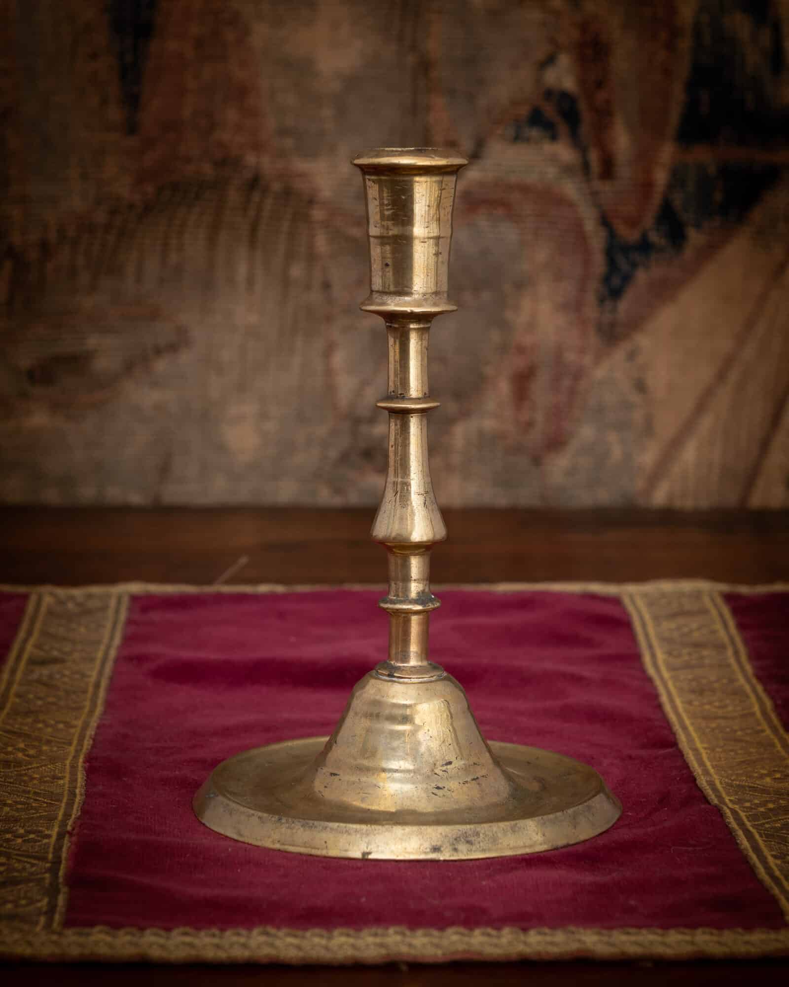A Late Gothic Copper-Alloy Candlestick