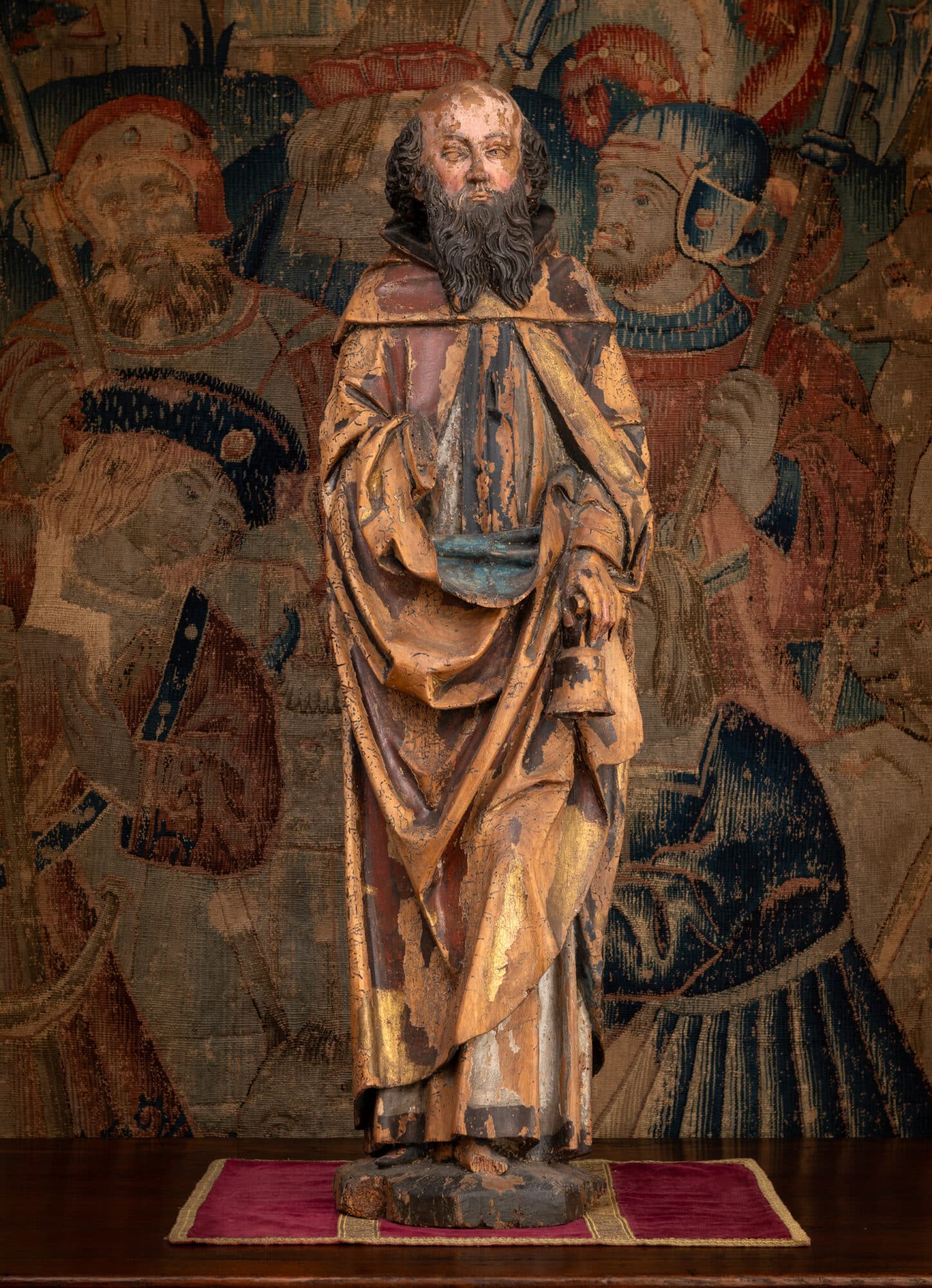 Late Gothic Figure of Saint Anthony Abbot