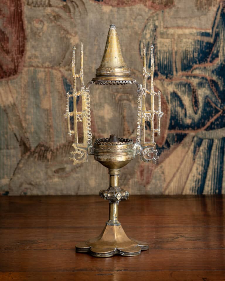 A rare late Gothic Nuremberg brass Turmmonstranz (Tower Monstrance) Nuremberg, Germany Second half of the 15th century, c.1450–1500