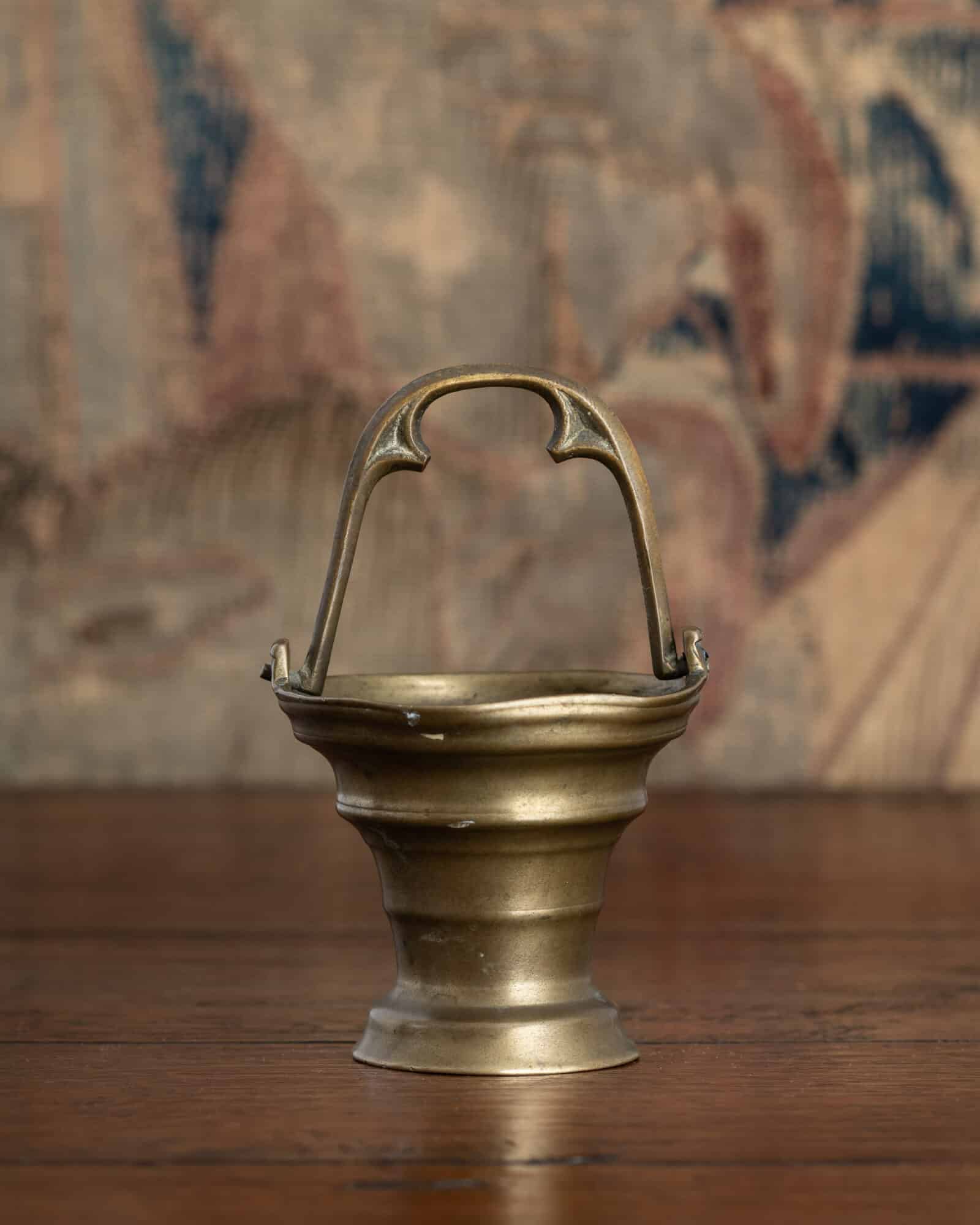 Late Gothic Brass Holy-Water Bucket (Weihwassereimer)